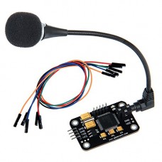 OkaeYa Voice Recognition Module + microphone + jumper wire compatible with Arduino